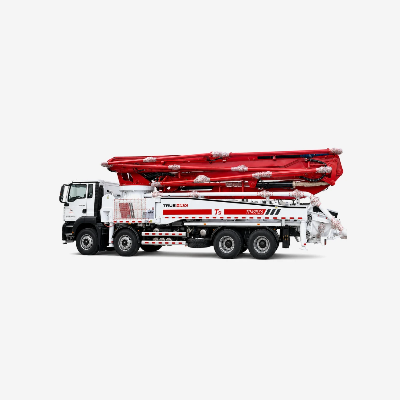 TP63RZ6 Truck-Mounted Concrete Boom Pump — 62.5 m