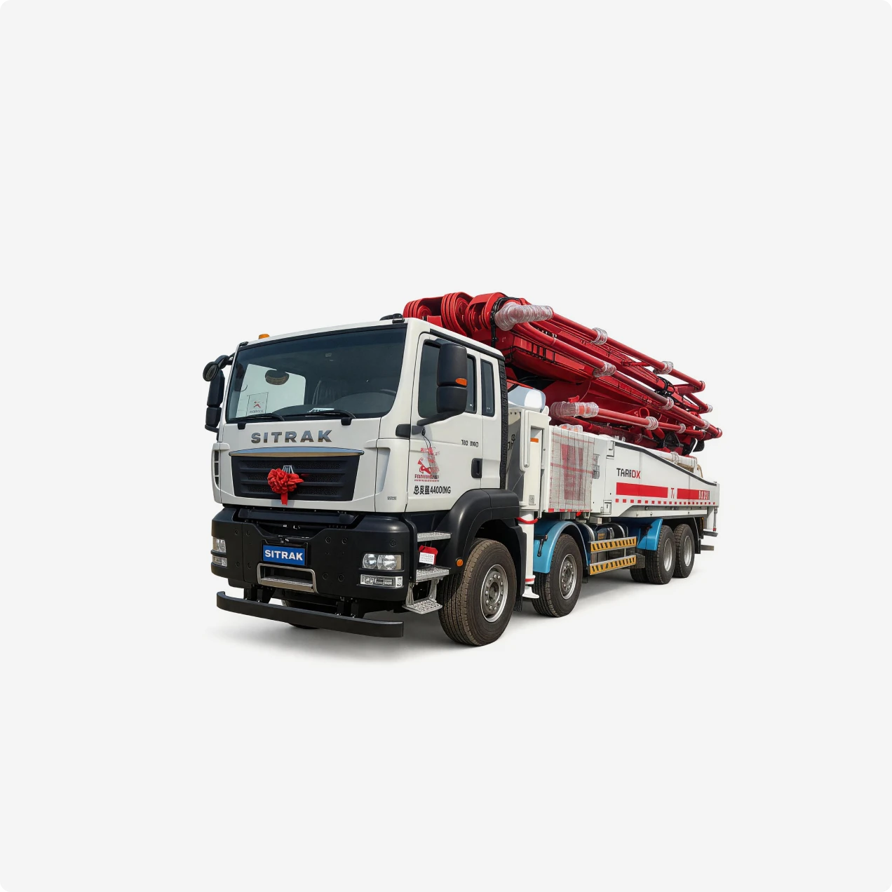 TP56RZ6 Truck-Mounted Concrete Boom Pump — 56 m