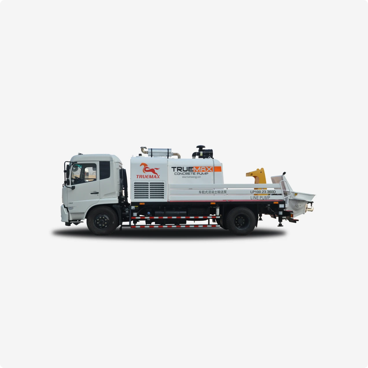 LP100.23.360D Truck-Mounted Concrete Line Pump — High-Pressure 23 MPa Pump
