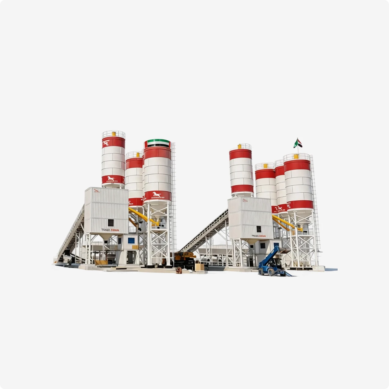 CBP240C — 240 m³/h Modular Container-Design Concrete Batching Plant (Largest Modular)