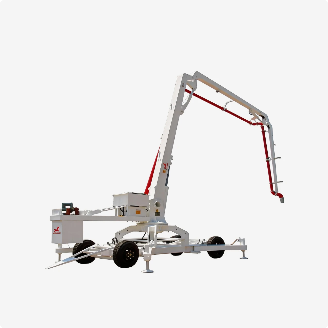 PB17D-3R Mobile Concrete Placing Boom — 17 m on a Wheeled Frame